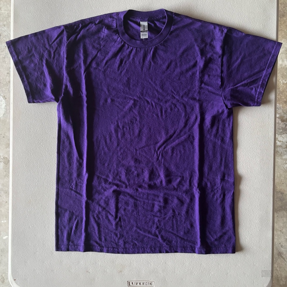 Gildan Purple Short Sleeve Tee